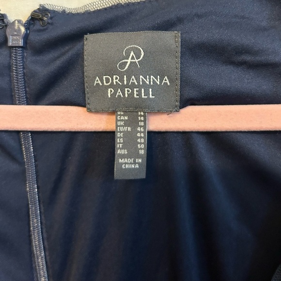 NWT Adrianna Papell Midnight Bell Sleeve Sequin Dress - Picture 3 of 6